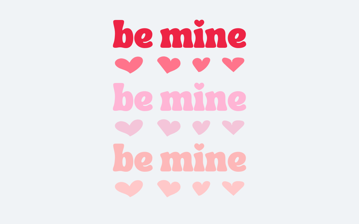 "Be Mine" Label