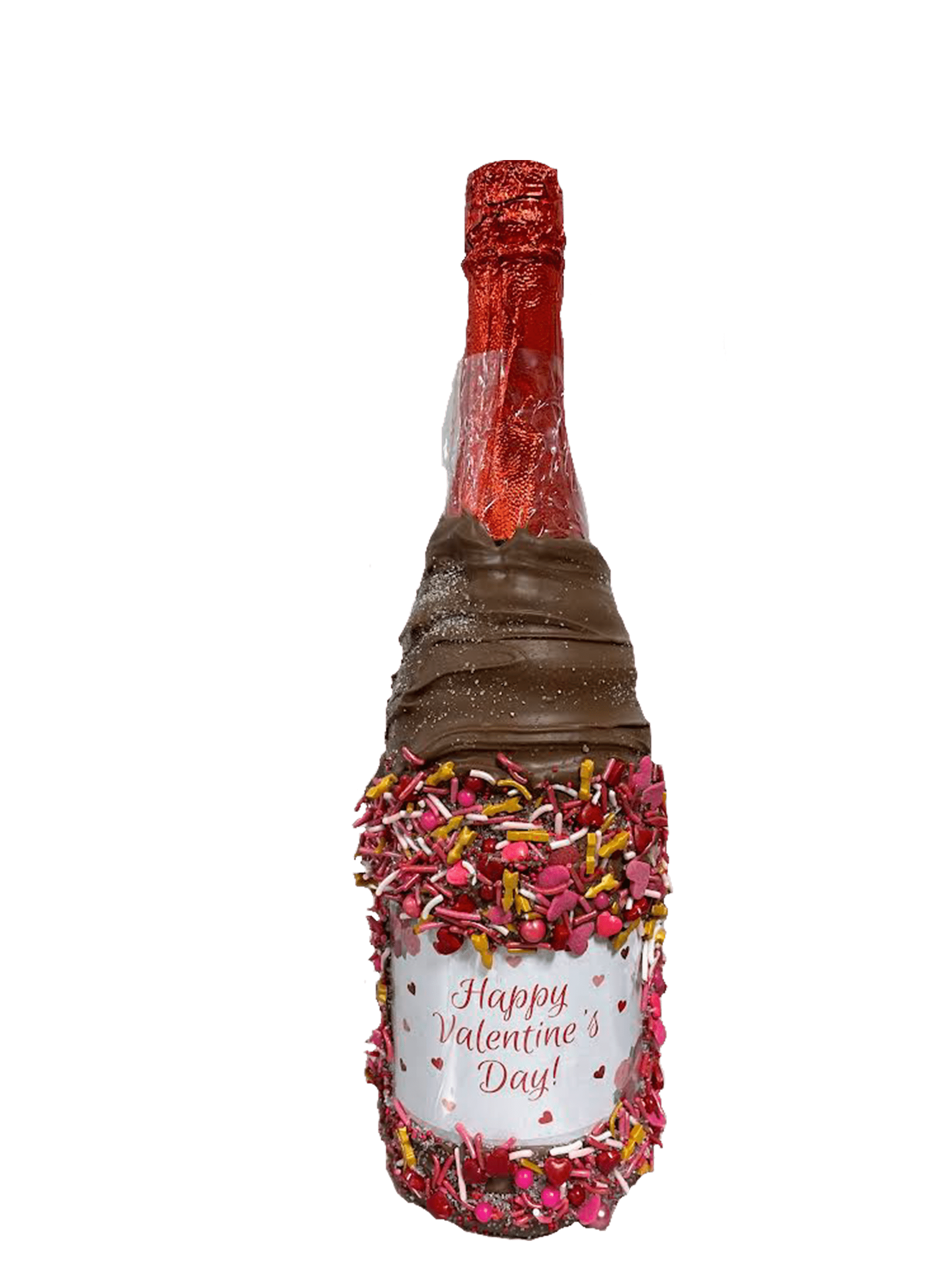 Happy Valentine's Day St Julian Passion Fruit Peach Sparkling Juice