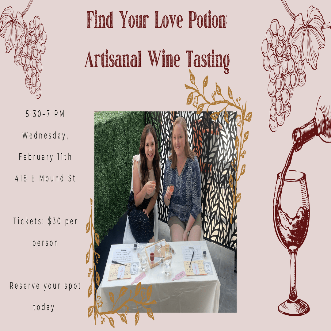 Find Your Love Potion: Artisanal Wine Tasting