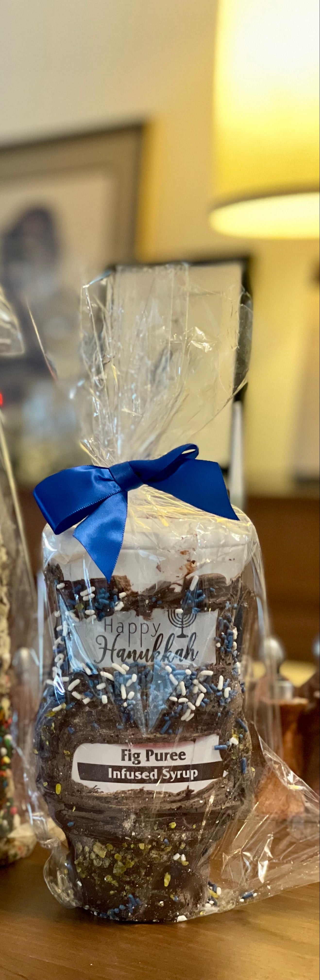 Hanukkah Apple puree infused syrups