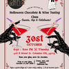 🎃 Halloween Chocolate & Wine Tasting Class: Create, Sip, Celebrate!