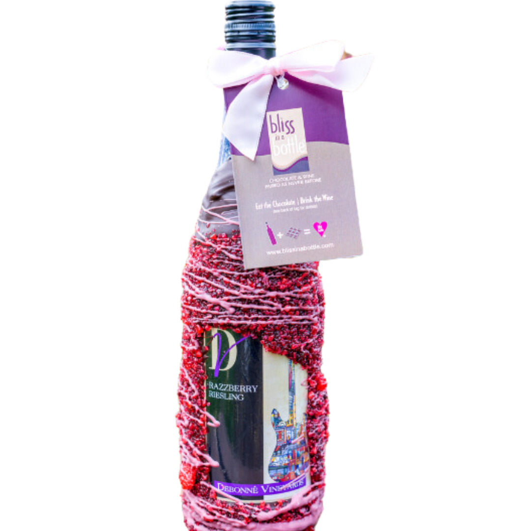 Bliss In A Bottle | Chocolate-Dipped Wine Bottles – Bliss in a Bottle