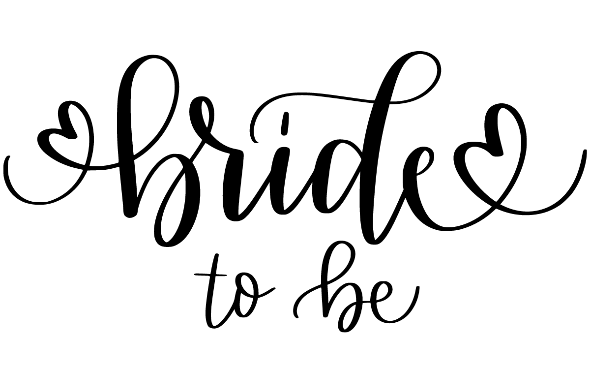 "Bride to Be" Label